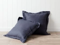Mocka Linen Cushion - Navy Blue