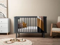 Orlando Contemporary Cot - Charcoal