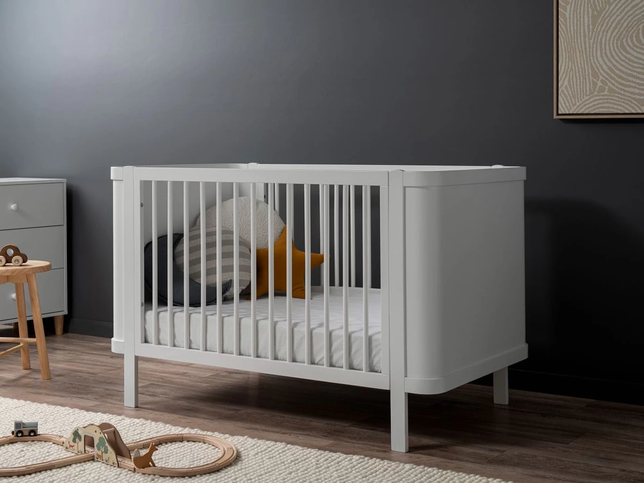 Orlando Contemporary Cot - White - Image 6