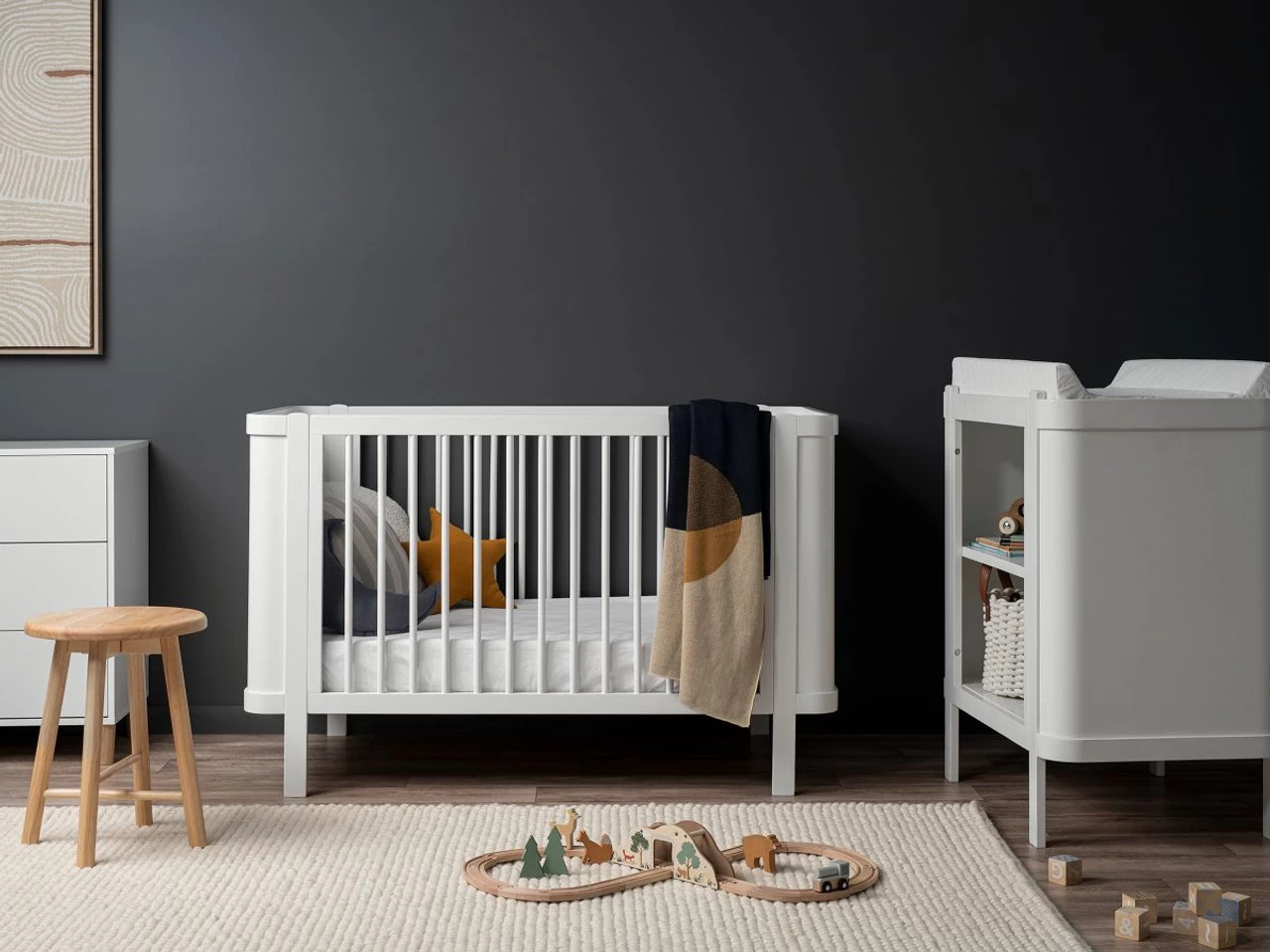 Orlando Contemporary Cot - White - Image 3