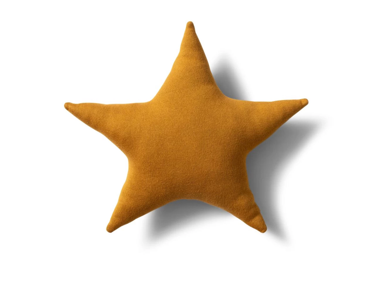 Star Knitted Cushion - Marigold - Image 2
