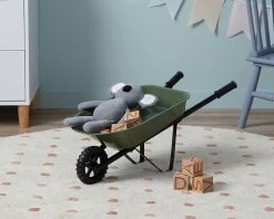 Mocka Kids Steel Wheelbarrow - Khaki