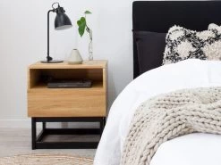 Urban Bedside Table - Black