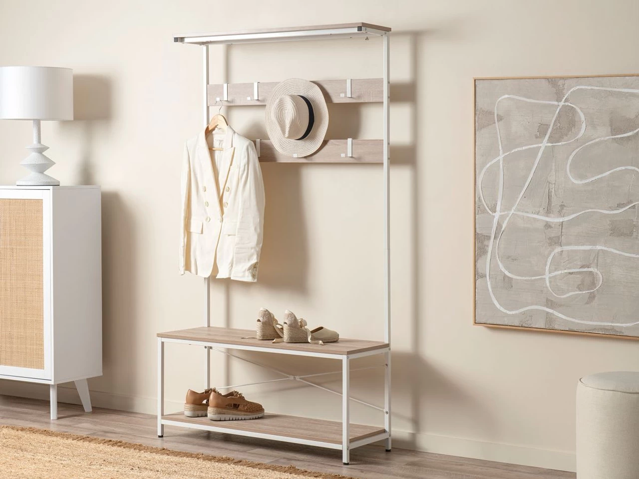 Vigo Hallway Stand - White - Image 3