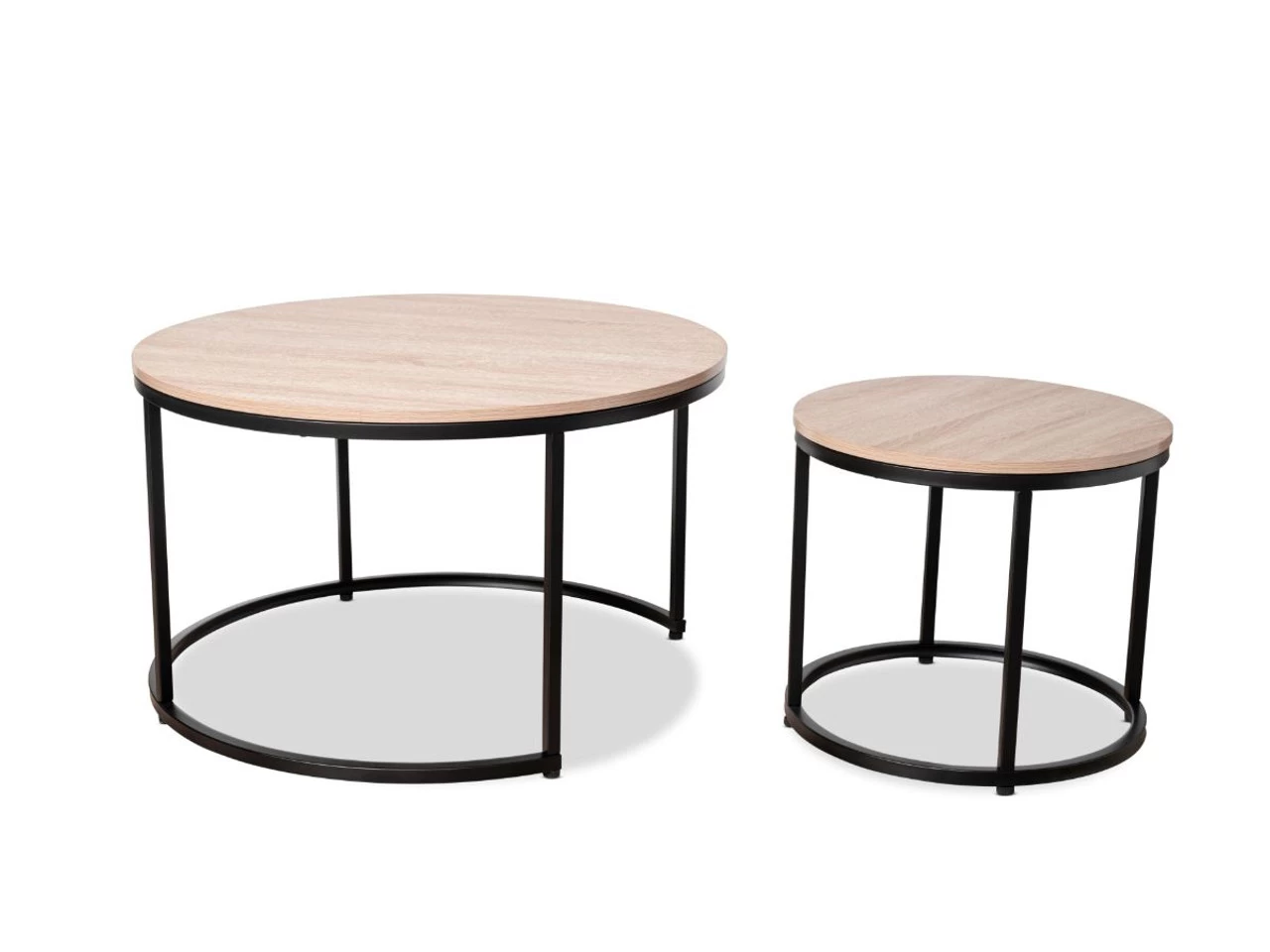 Vigo Nesting Coffee Tables - Black - Image 2
