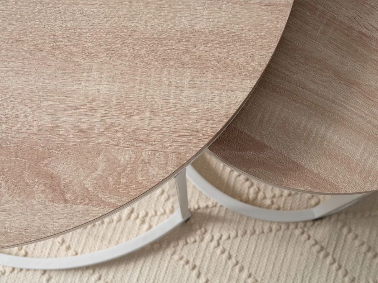 Vigo Nesting Coffee Tables - White - Image 4