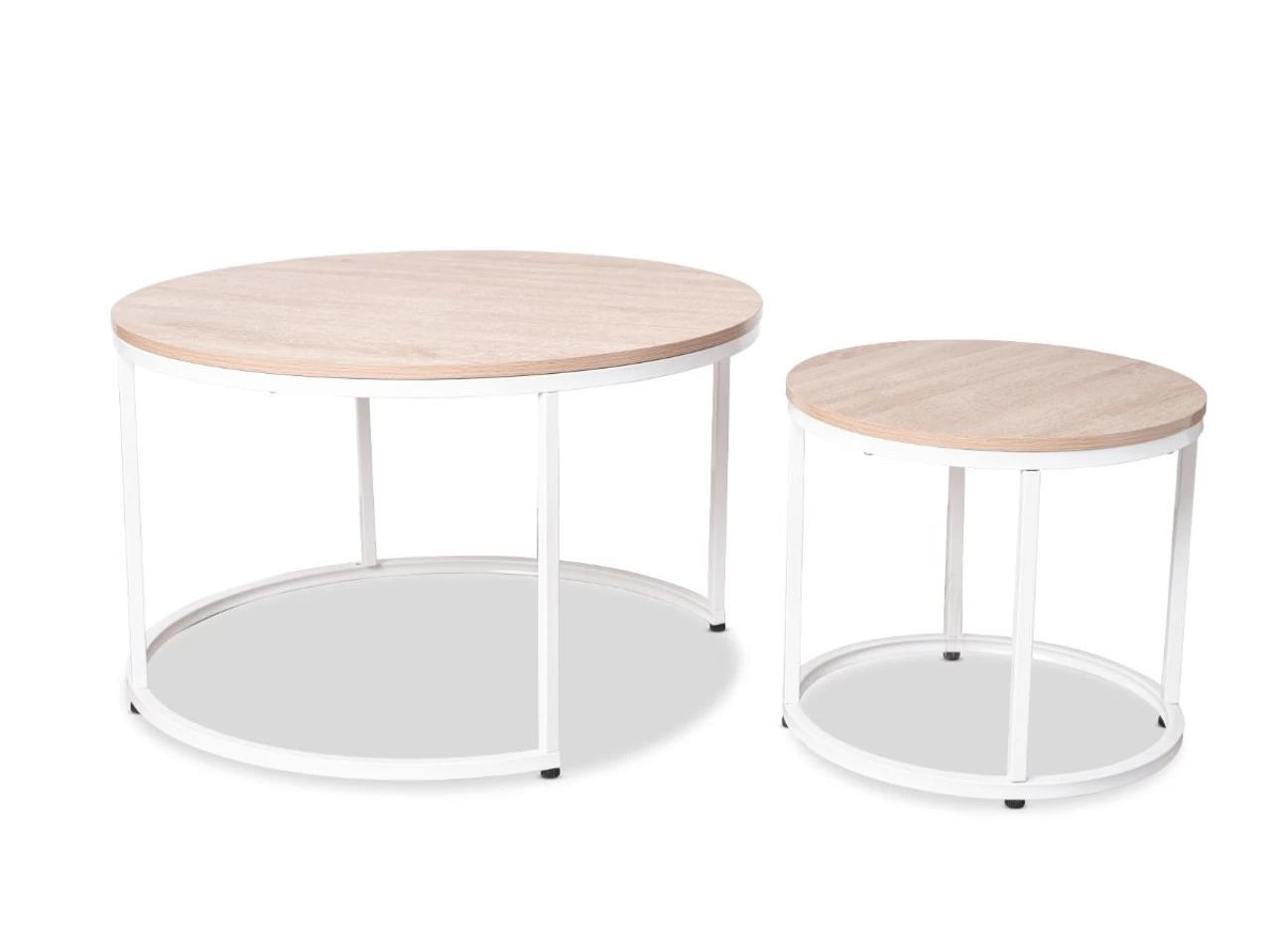 Vigo Nesting Coffee Tables - White - Image 2