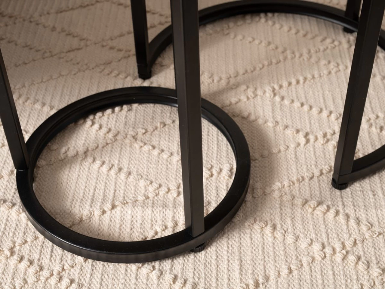 Vigo Nesting Side Tables - Black - Image 5