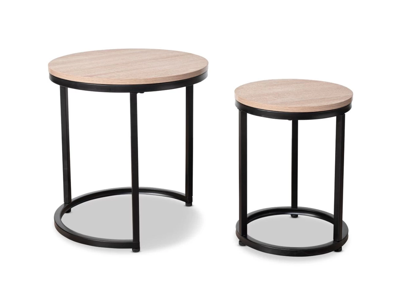 Vigo Nesting Side Tables - Black - Image 2