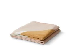 Myla Abstract Knit Throw - Sage/Pink - CLEARANCE