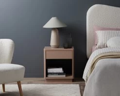 Oslo Bedside Table - Sand