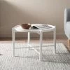 Olwyn Coffee Table - White - CLEARANCE