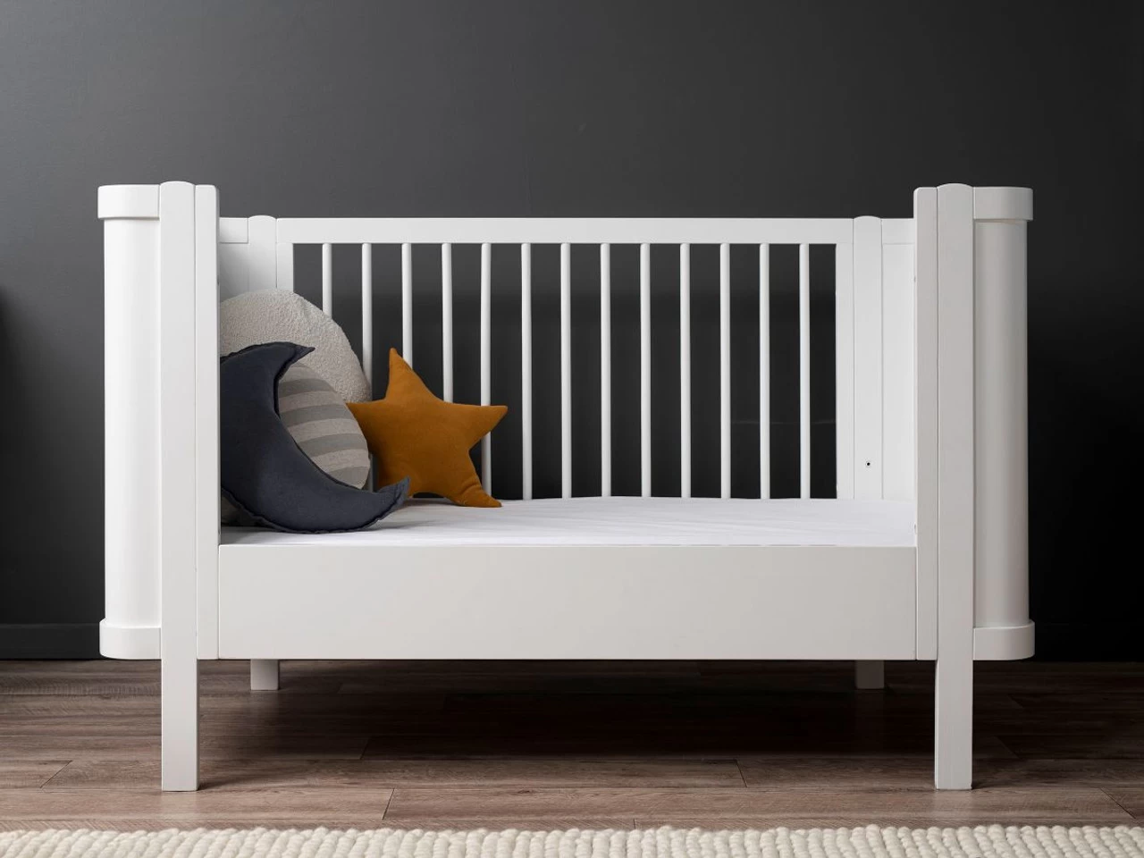 Orlando Cot Toddler Bed Conversion - White- CLEARANCE - Image 2