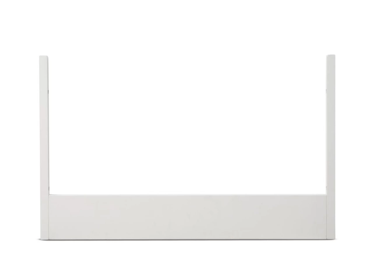 Orlando Cot Toddler Bed Conversion - White- CLEARANCE