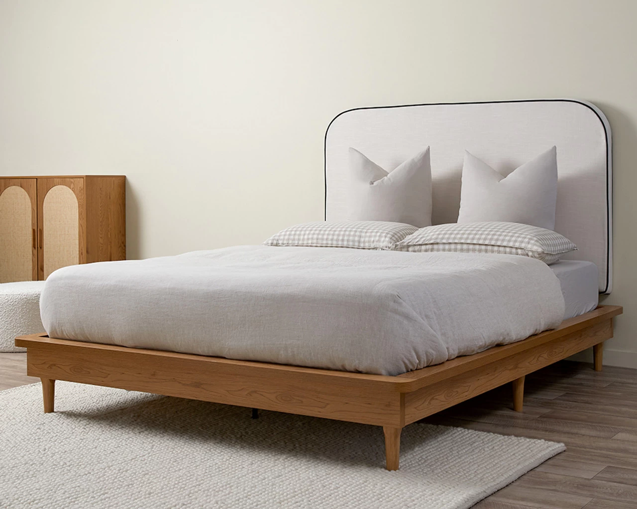 Queen Bed Base - Natural - Image 4