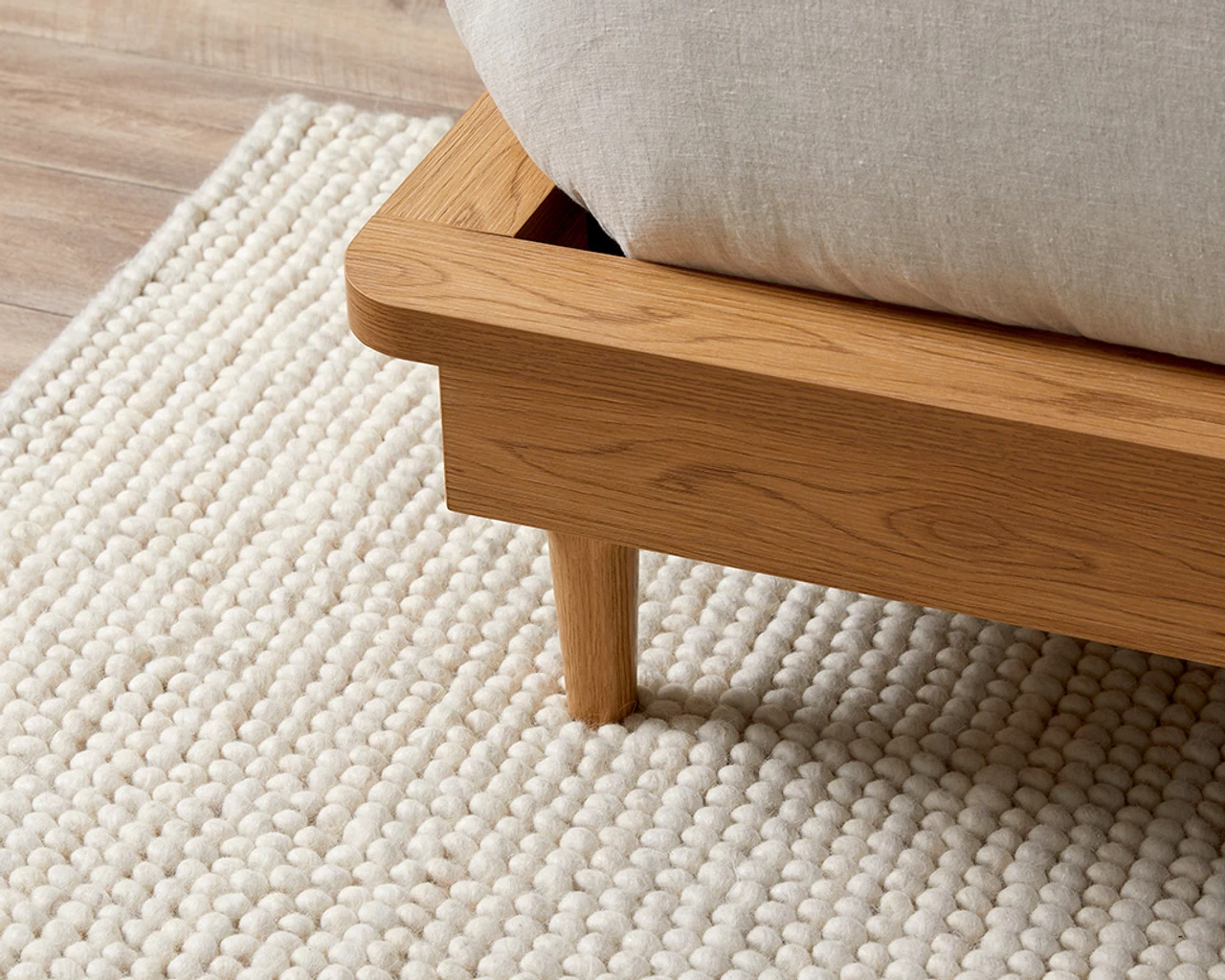 Queen Bed Base - Natural - Image 5