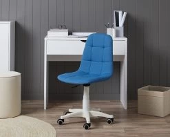 Stevie Desk Chair - Dark Blue