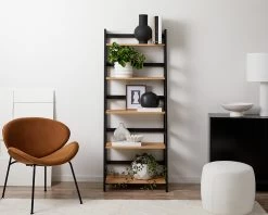 Porto Five Shelves - Black