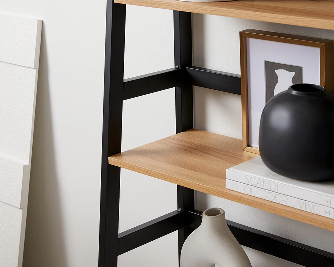 Porto Five Shelves - Black - Image 5