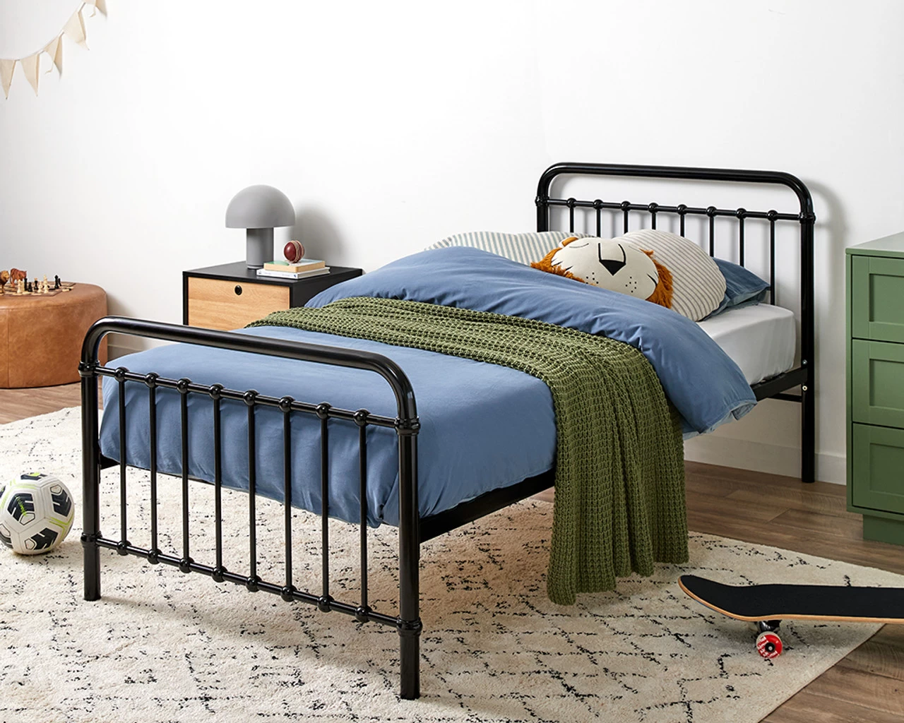 Sonata Bed - King Single - Black - Image 3