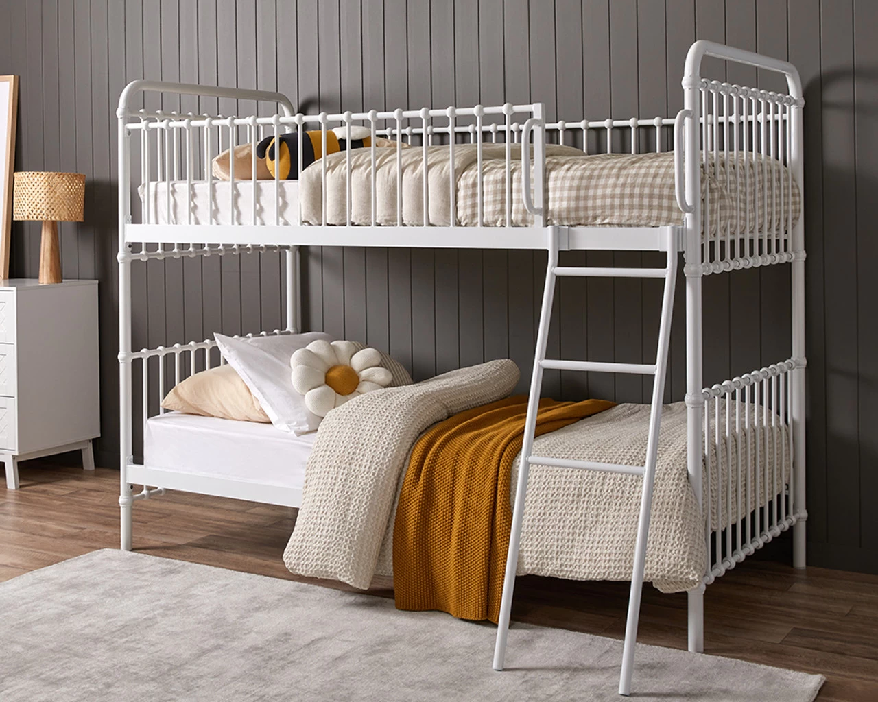 Sonata Bunk Bed - White - Image 3