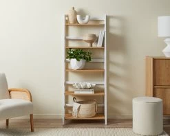 Porto Five Shelves - White