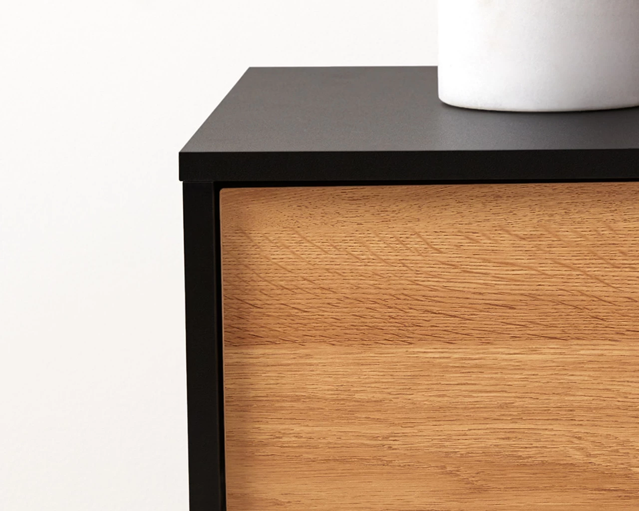 Parker Bedside Table - Black - Image 4