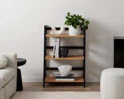 Porto Three Shelves - Black