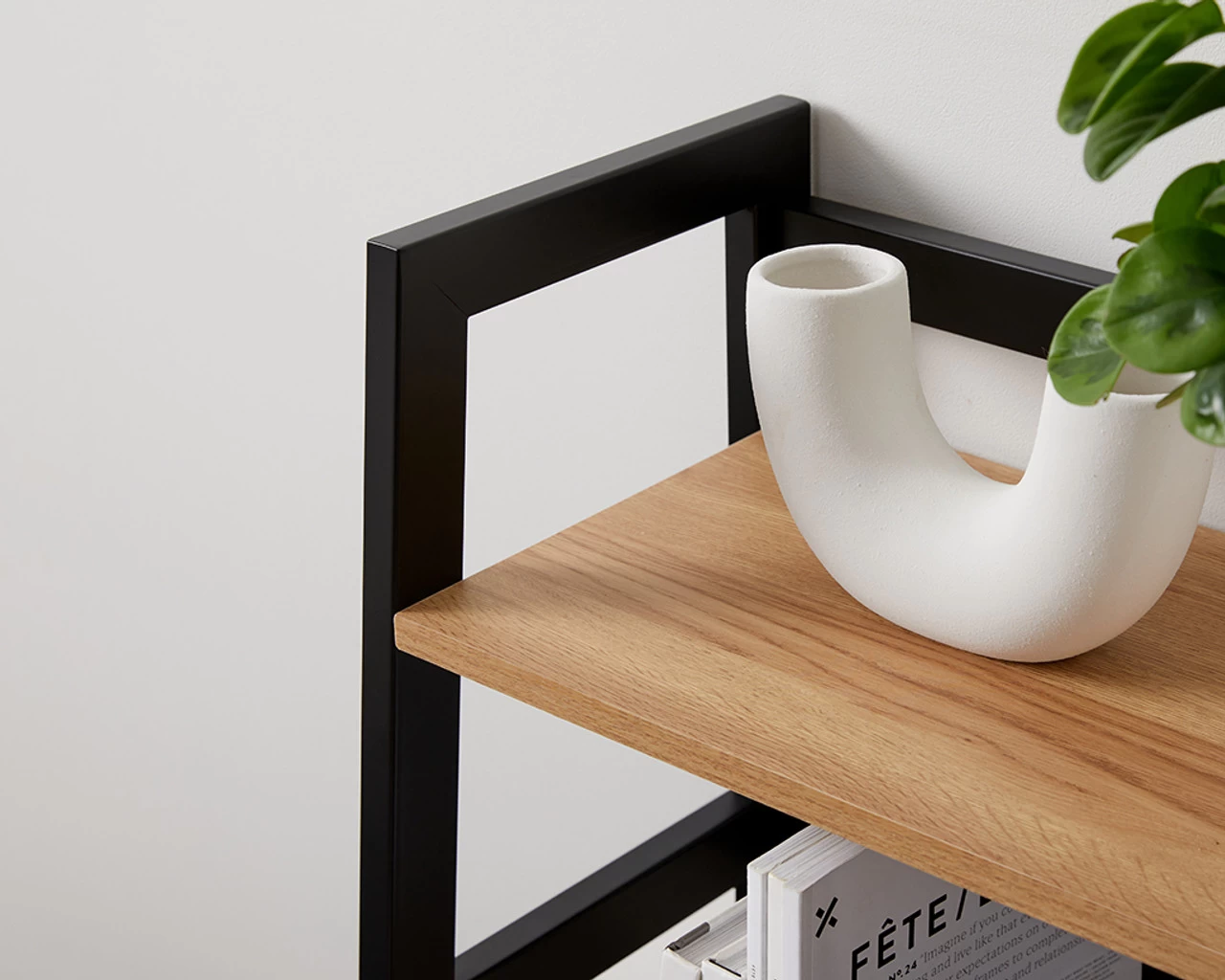 Porto Three Shelves - Black - Image 5