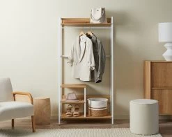 Porto Storage With Shelf - White