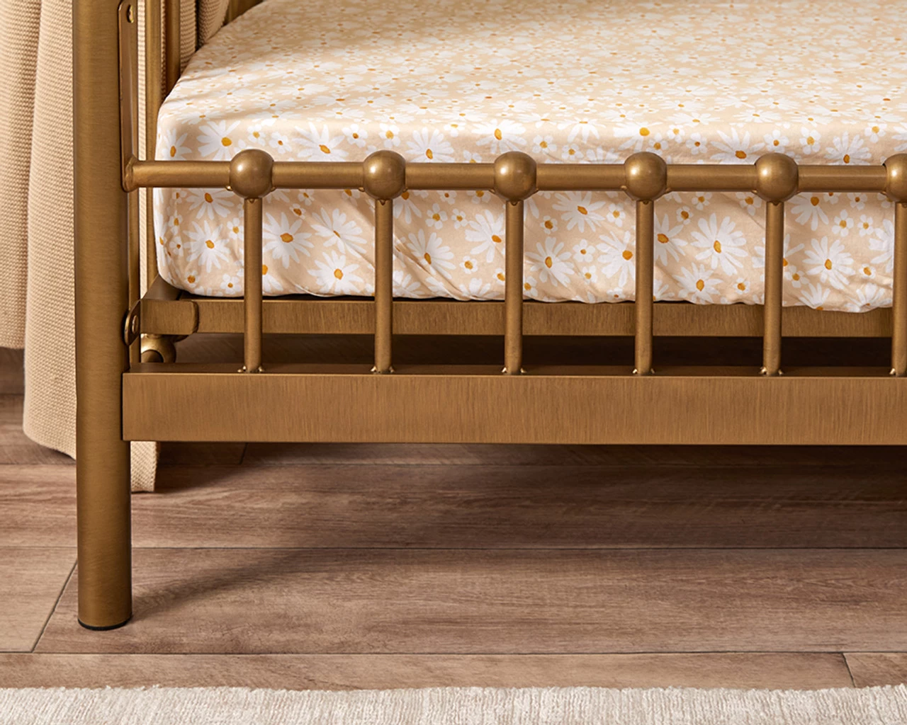 Sonata Cot Toddler Bed Conversion - Bronze - Image 4