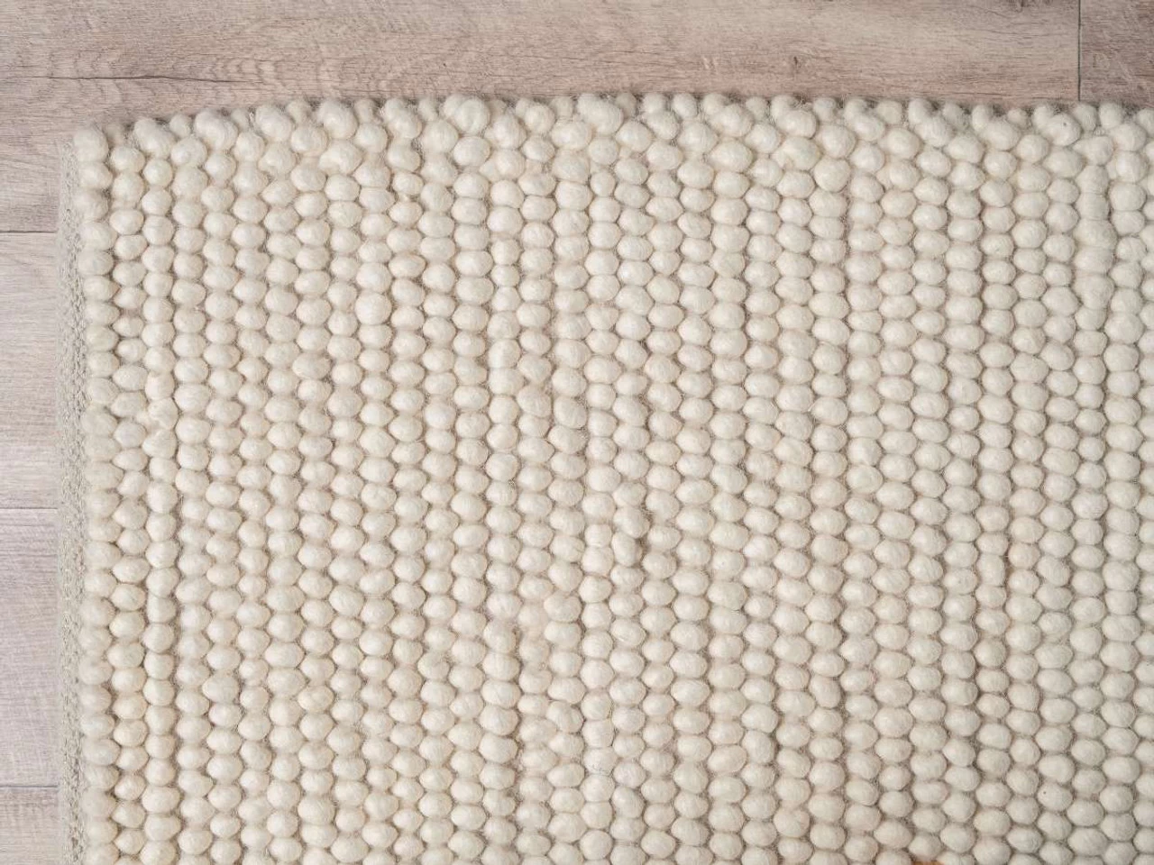 Beau Wool Blend Floor Rug – Extra Large - Cream - Image 4