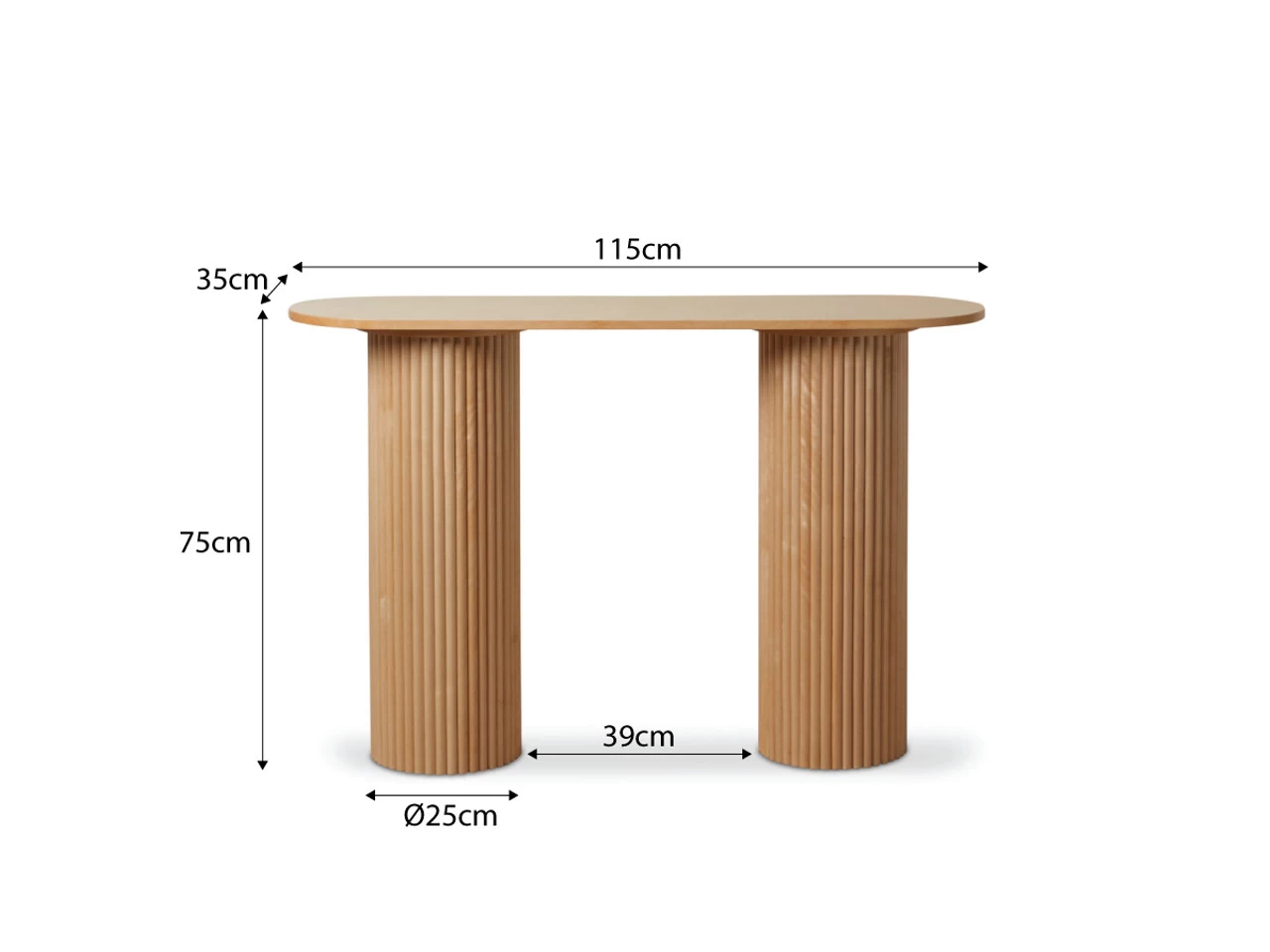 Eve Console Table - Birch - Image 6