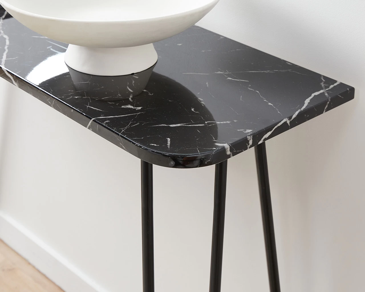 Lewis Console Table - Black - Image 5