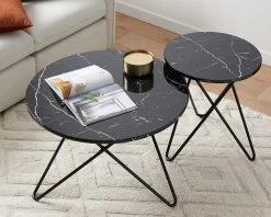 Lewis Coffee Table - Set Of 2 - Black