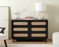 Claremont Six Drawer - Black
