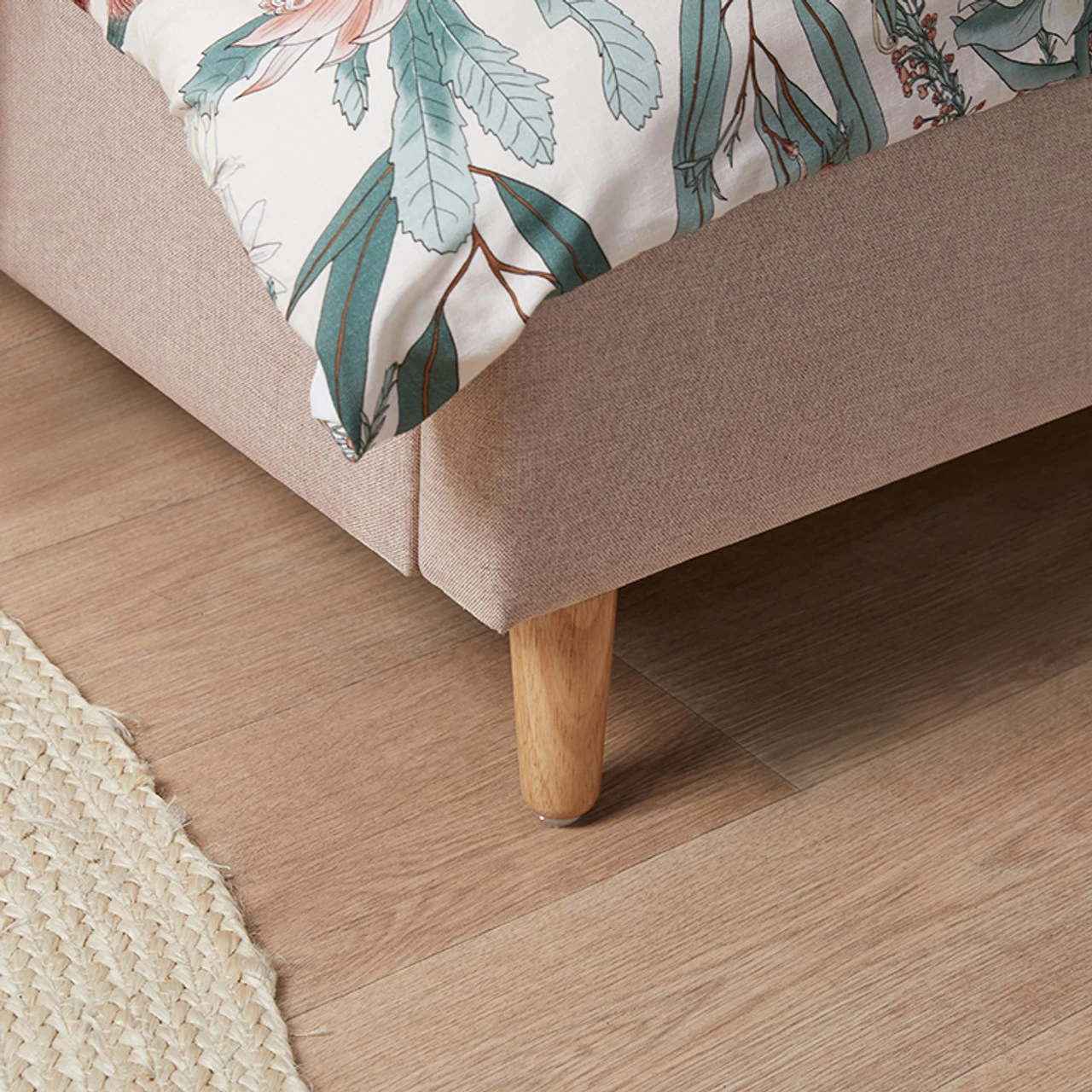 Fiona Single Bed - Dusty Pink - Image 5