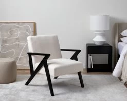Hector Occasional Chair - Black/Natural