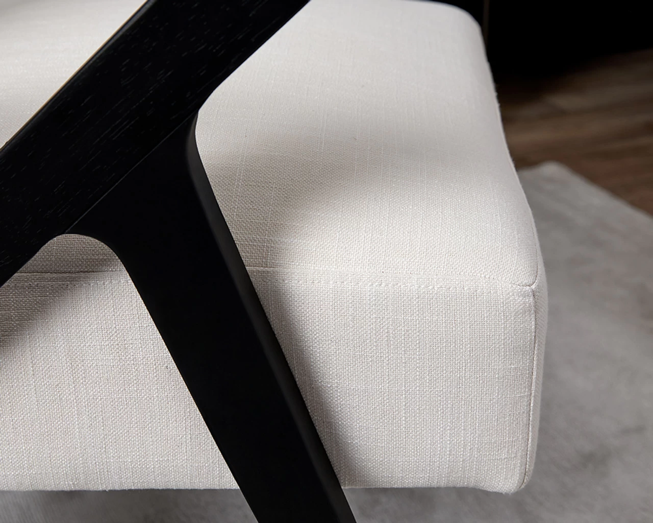 Hector Occasional Chair - Black/Natural - Image 4