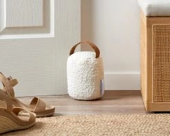 Boucle Door Stop - Cream