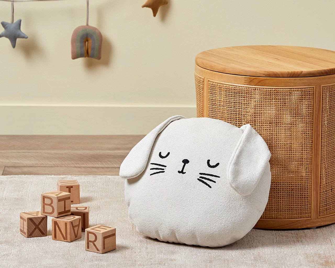 Boucle Bunny Cushion - Image 3