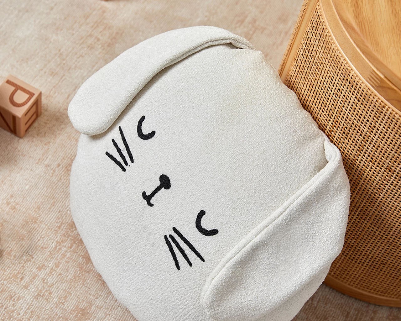 Boucle Bunny Cushion - Image 4