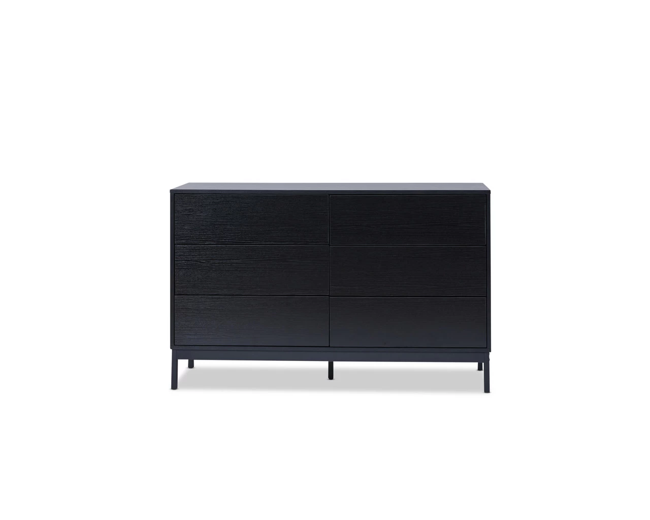 Zander Six Drawer - Black - Image 2