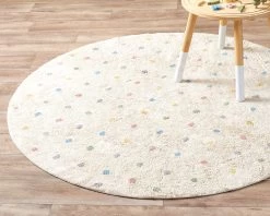 Addy Round Spot Rug - Multi