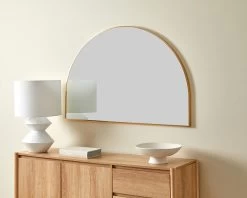 Anna Arch Mirror - Gold