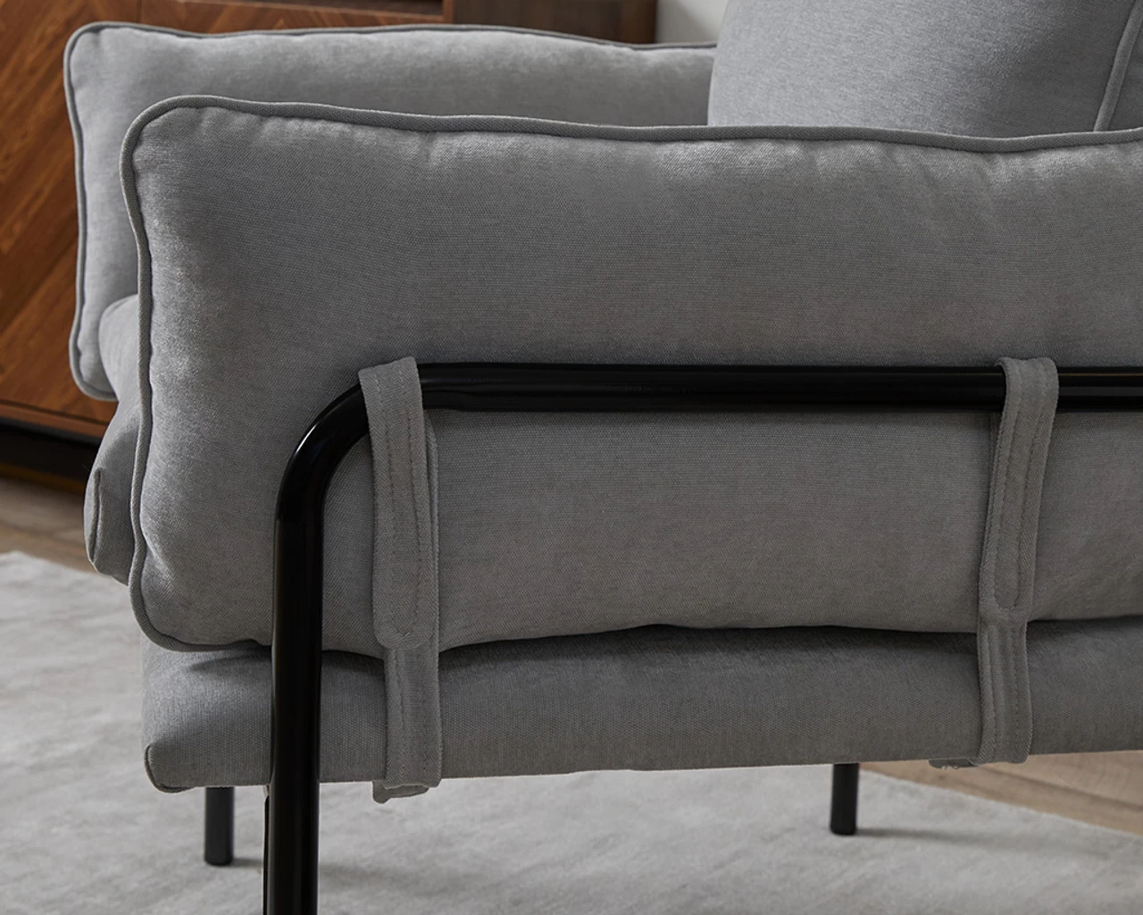 Hubert Occasional Chair - Grey - Image 3