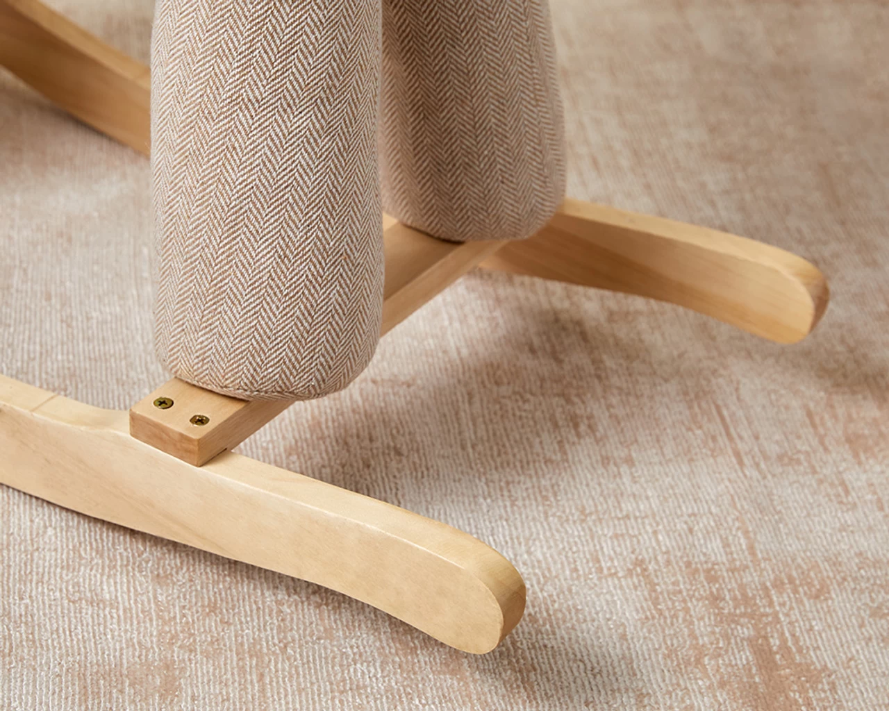 Kids Rocking Horse - Beige - Image 5