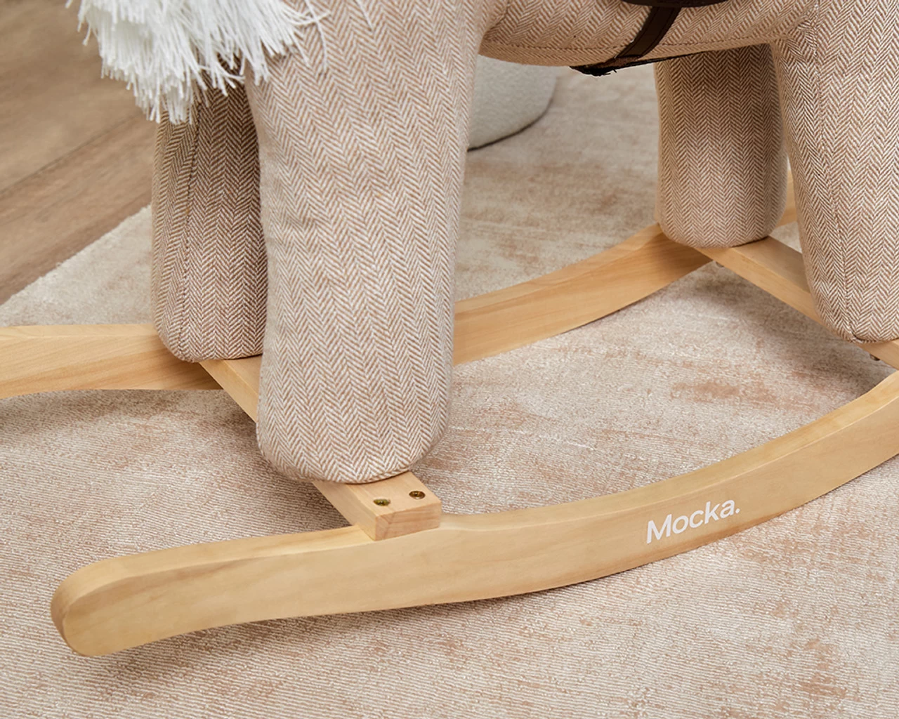 Kids Rocking Horse - Beige - Image 6