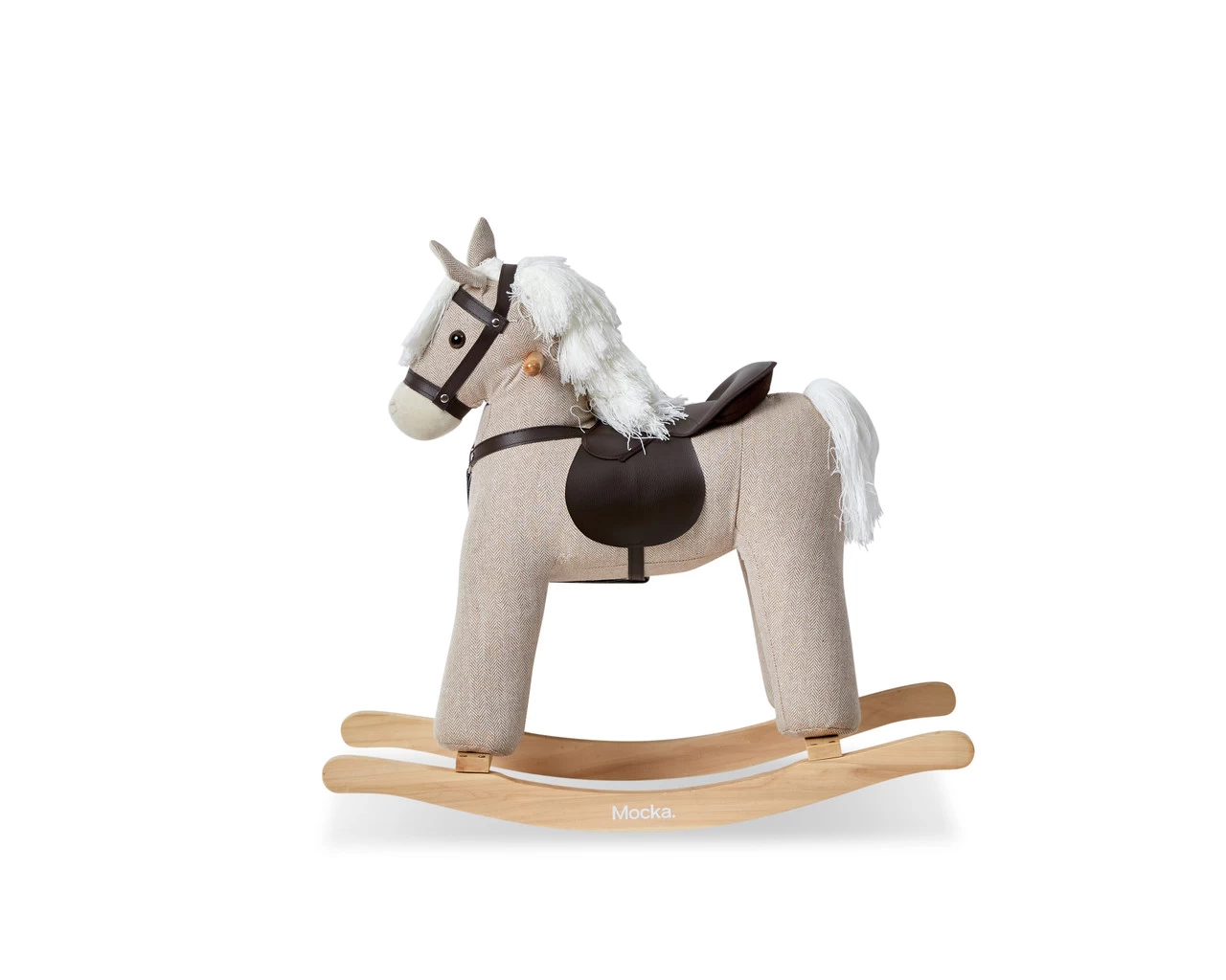 Kids Rocking Horse - Beige - Image 2