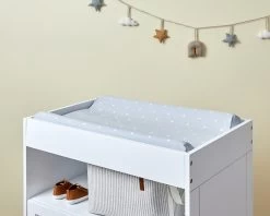 Mocka Change Mat Cover - Grey Spot